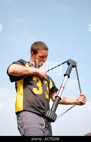 Bullworker exercise machine Stock Photo - Alamy