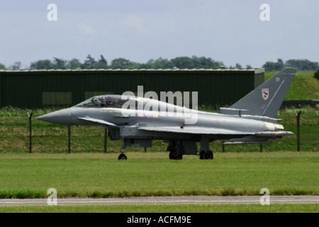 eurofighter typhoon 29 sqn raf waddington air show 2005 Stock Photo