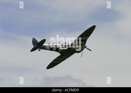 supermarine spitfire two seater version waddington air show 20 05 Stock Photo