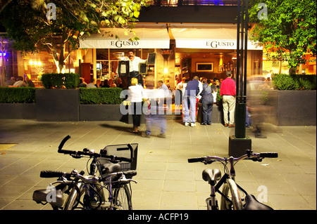 E Gusto Restaurant Southbank Promenade Melbourne Victoria Australia Stock Photo