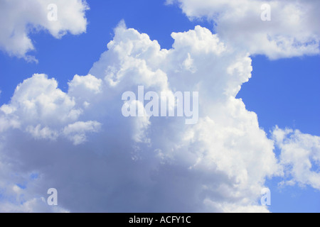 Fluffy clouds Stock Photo