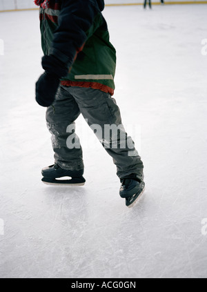 A child on skates. Stock Photo