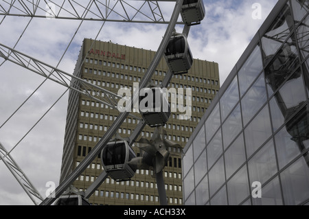 harvey nicholls arndale big wheel manchester city centre uk gb england ...