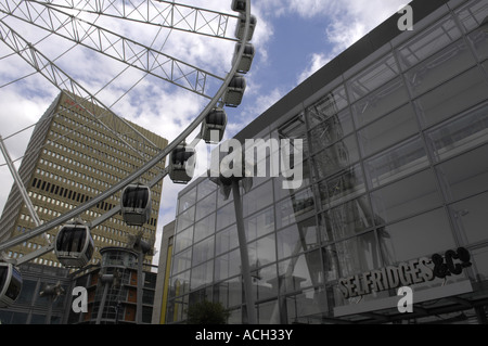 harvey nicholls arndale big wheel manchester city centre uk gb england ...