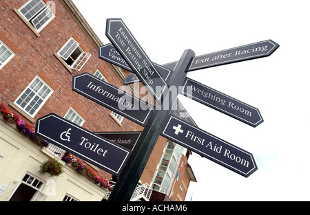 Sign Post at York Racecourse