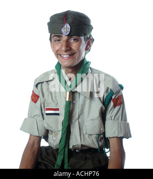 Yemen Sami el Zoyeiry at the 20th World Scout Jamboree Sattahip Thailand Stock Photo