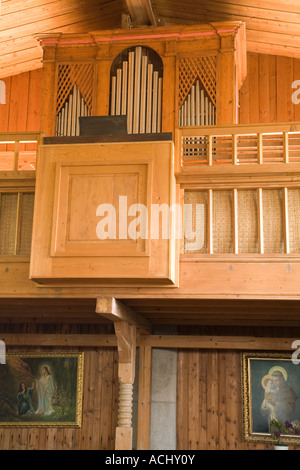 Inside Church of Saint Michael , Crna Vas, Near Ljubljana, Slovenia . Stock Photo