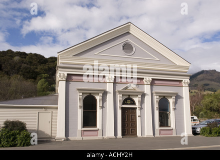 The Gaiety Theatre in Akaroa putative French colony on New Zealands South Island Stock Photo