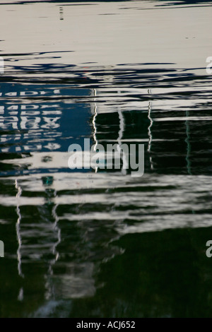 Black and white abstract of reflections in water Stock Photo - Alamy