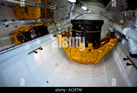 Space shuttle exhibit cargo bay at Kennedy Space Center in Florida USA Stock Photo