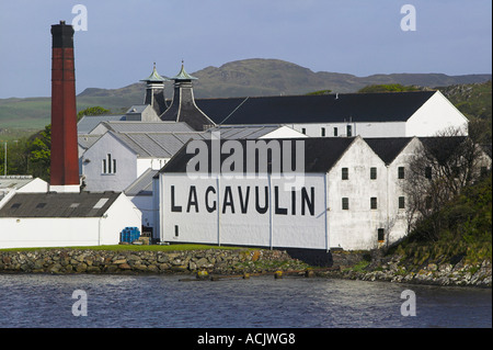 Lagavulin Distillery near Port Ellen, Isle of Islay, Argyll and Bute, Scotland Stock Photo
