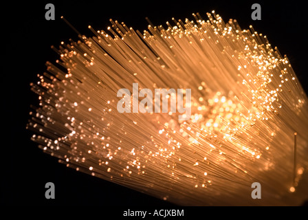 Fibre optic light Stock Photo