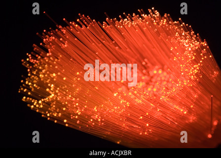 Fibre optic light Stock Photo