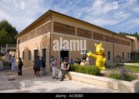 Old advertisement for Zan liquorice at the Haribo museum in Uzes in the  French department of Gard Stock Photo - Alamy