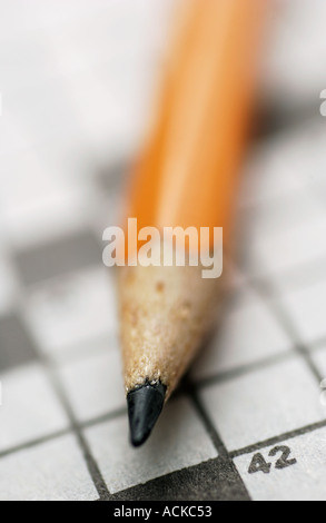 Crossword puzzle Stock Photo