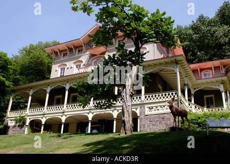 Asa Packer Mansion in Jim Thorpe, PA Stock Photo