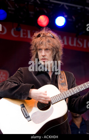 Mike Scott lead singer with Scottish band The Waterboys Stock Photo