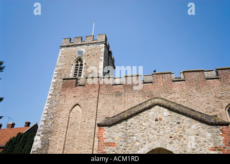 Enfield parish church by the market place in the centre of the town Stock Photo