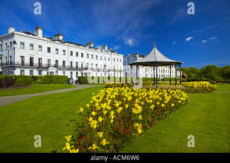 The Crescent Filey near Scarborough North Yorkshire Coast England Stock Photo