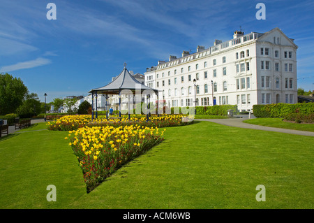 The Crescent Filey near Scarborough North Yorkshire Coast England Stock Photo