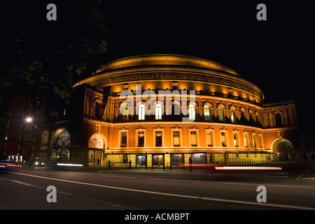 Royal Albert Hall in evening night nighttime London England UK  United Kingdom GB Great Britain British Isles Europe EU Stock Photo
