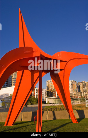 Eagle By Alexander Calder 1971 Seattle Washington State USA:FOR EDITORIAL USE ONLY Stock Photo