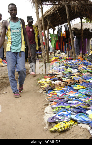 General view of market Agbati Togo West Africa Stock Photo - Alamy