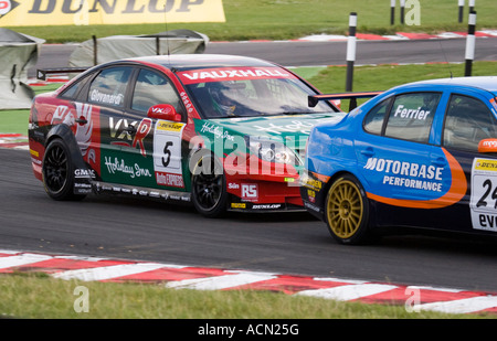 British Touring Car Championship (BTCC) meet at Snetterton July 2007 Stock Photo