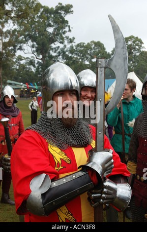 Knight in shining armor ready for battle tournament joust dsc 1371 Stock Photo