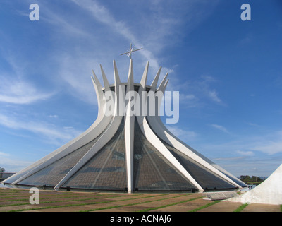 Metropolitan cathedral of Brasilia-BR Stock Photo