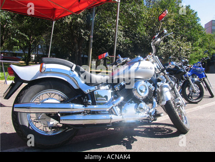 More Yamaha motos in Brasilia-BR Stock Photo