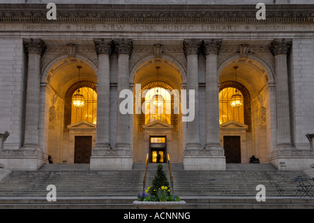 New York public library USA Stock Photo