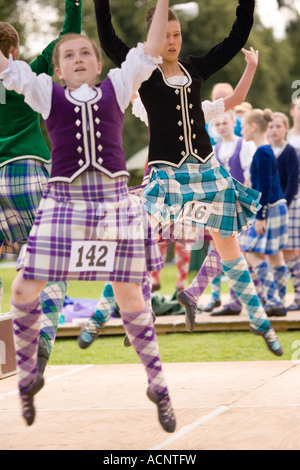 Children Traditional Scottish Highland Dancing During The Langholm ...