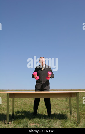 Weightlifting - Gewichtheben Stock Photo