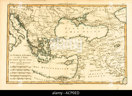 Historical map of the Middle East circa 1600 Stock Photo: 173465311 - Alamy