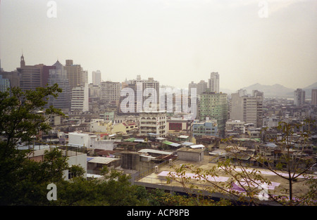 A view over Macau city, a region of China Stock Photo