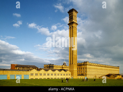 Children playing at Manningham Listers Mills Bradford Stock Photo