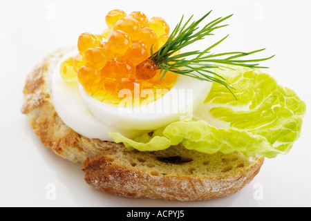 Caviar appetizer Stock Photo