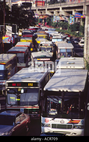 Jammed EDSA Highway Manila Philippines 5 Stock Photo - Alamy