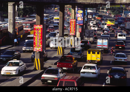 Jammed EDSA Highway Manila Philippines 5 Stock Photo - Alamy