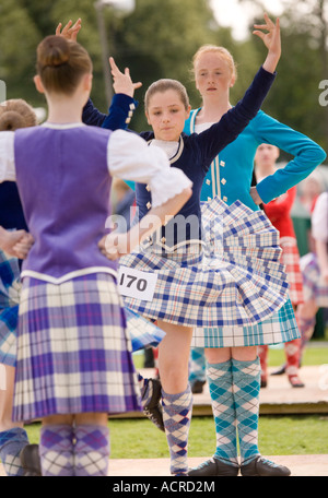 Traditional Scottish dancing young girls Highland Dancing at Langholm ...