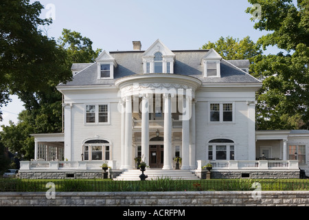 Rice Mansion Cambridge New York Washington County Stock Photo