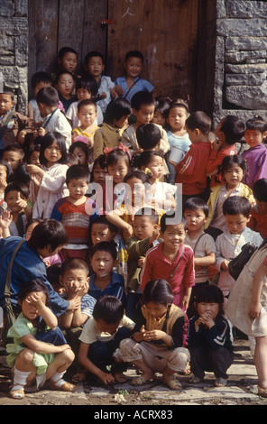 Students of a primary school in Hunan China Stock Photo