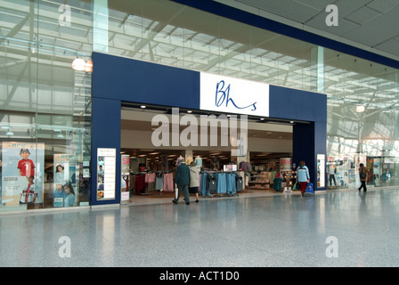 Romford indoor shopping mall including British Home Stores frontage Stock Photo