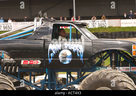 Grim Reaper monster truck at Knockhill Motorfair 2006 Stock Photo