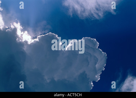Cumulus nimbus cloud formation Mombo Okavango Delta Botswana Stock Photo