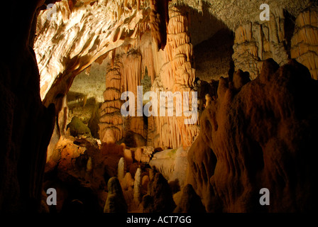 Postojna caves in town of Postojna Slovenia Stock Photo