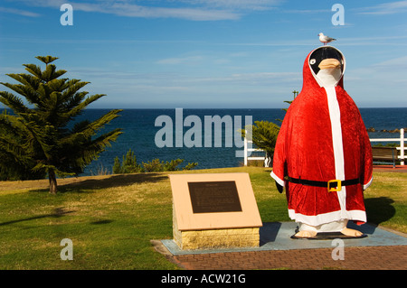 Australia Tasmania Penguin Town Giant Penguin Dressed as Santa Claus