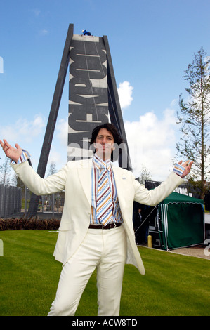 Laurence Llewelyn Bowen opens Gateway Park,Blackpool Stock Photo