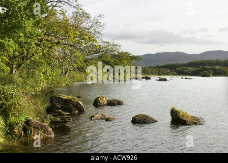 Ireland County Donegal western shore of Lough Eske Stock Photo